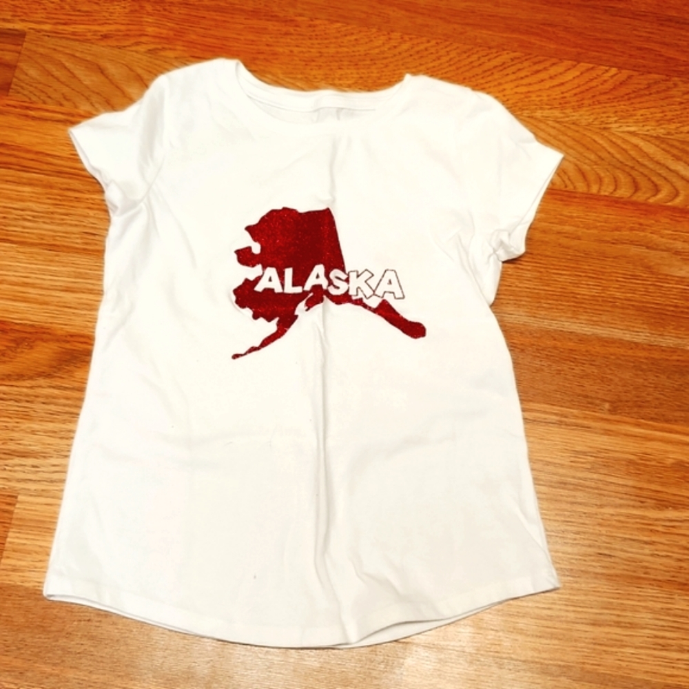 Wonder Nation glitter Alaska t shirt